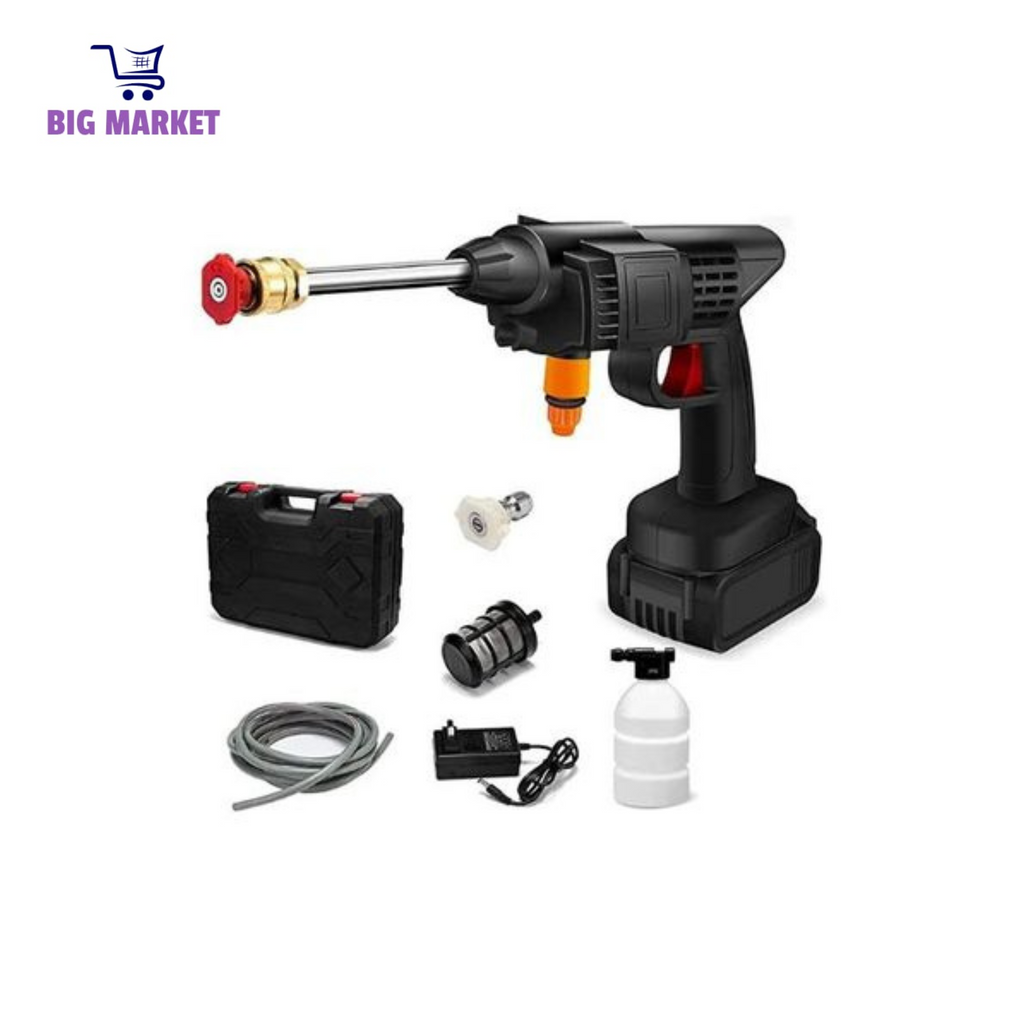Powerful Pressure Washer, Portable High Power Washer With Rechargeable Batteries, Handheld Electric Water Portable Pressure Washer Car Wash , 48V Pressure Washer Gun .
