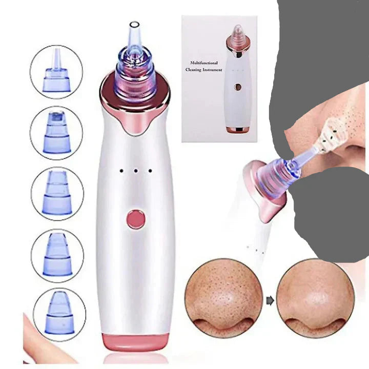 Rechargeable Multifunctional Cleaning Instrument (MFCI) - 5-in-1 Blackhead Remover