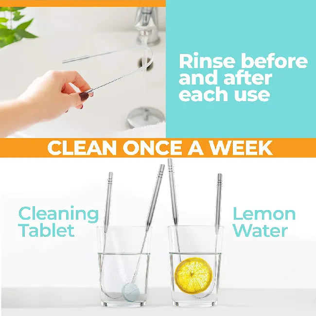 Rustproof Stainless Steel Tongue Cleaner - Reusable Scraper with Comfortable