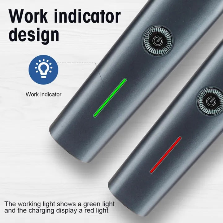 DL-9218 3-in-1 Rechargeable Hair Trimmer, Shaver & Nose Trimmer for Men - All-in-One Grooming Kit