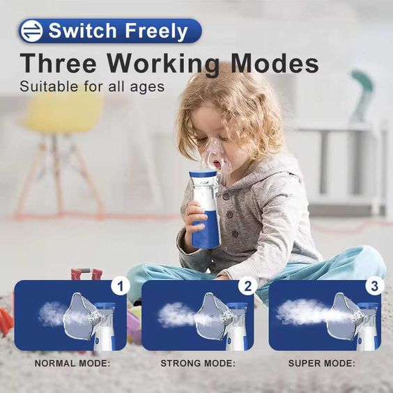 Portable Mesh Mist Device – Quiet & Compact for Kids & Adults