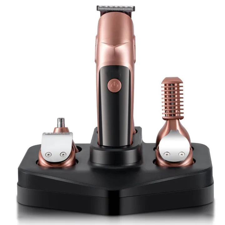 High Quality GP 8188 Hair Trimmer - Multifunction Rechargeable Full Grooming Kit with Nose & Ear Trimmer