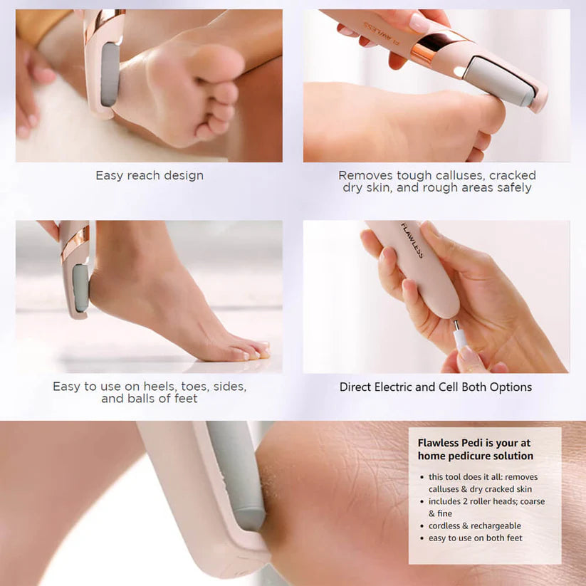 Flawless Finishing Touch Pedi Rechargeable Tool