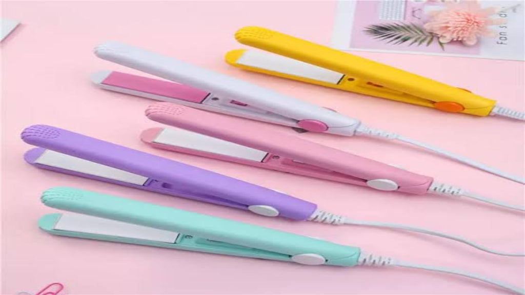 PORTABLE MINI HAIR STRAIGHTENER & CURLER
